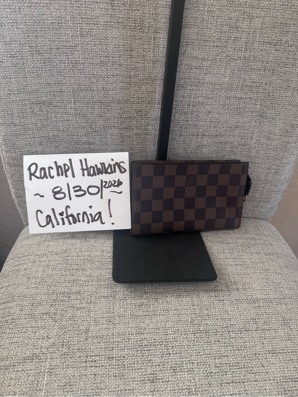 Louis Vuitton bucket bag pouch